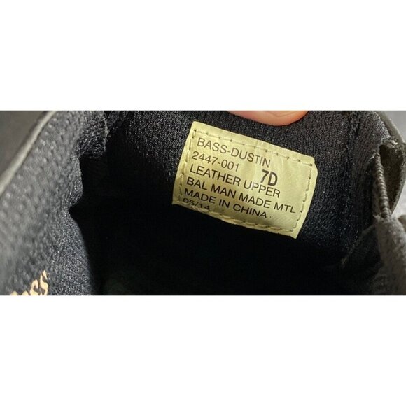 G.H. Bass Slip On Black Leather Loafers Shoes Mens 7 D Womens 9 D Academia - Picture 9 of 9